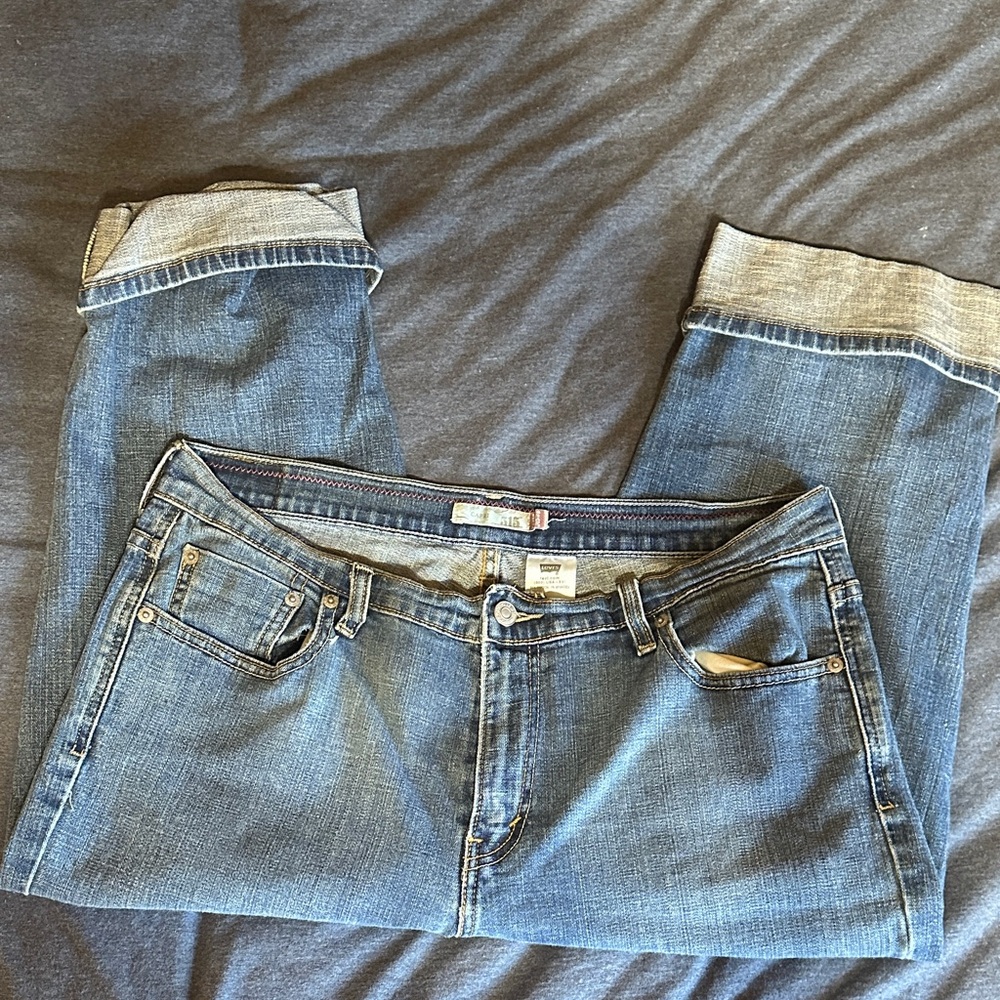 Levi's Women's Skinny Jeans in Blue Denim